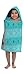 Jay Franco Moana Cotton Hooded Cape Bath/Pool/Beach Towel, Teal