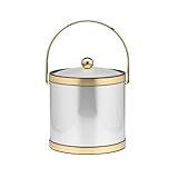 Kraftware Ice Bucket with Bale Handle and Lucite Handle - 3 Quart