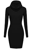 ACEVOG Women's New Sweet Sweater Jumper Kintwear Mini Dress Pullover