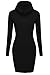 ACEVOG Women's New Sweet Sweater Jumper Kintwear Mini Dress Pullover