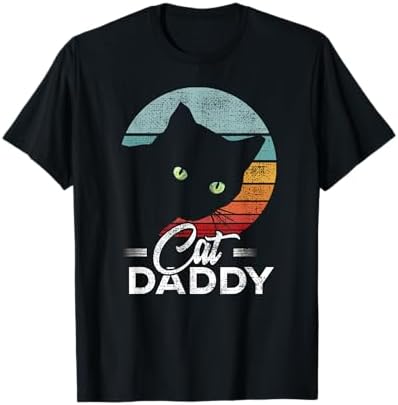 Amazon.com: Cat Daddy Vintage Eighties Style Cat Retro Distressed