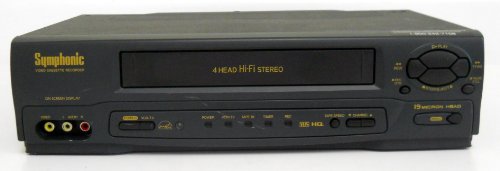 Symphonic-VR-701-Video-Cassette-Recorder-Player-VCR-w-4-Head-Hi-Fi-Stereo