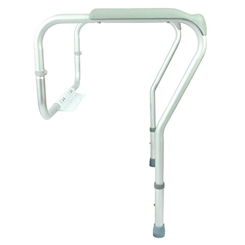 Toilet Rail by Vive Bathroom Safety Frame for Elderly, Handicap and