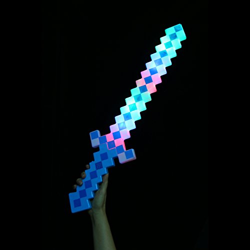 Fun Central BC671 24 Inch Light Up Pixel Sword