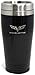 Corvette C6 Travel Mug Travel Coffee Mug Cup Stainless Steel Tea Mug Thermo - Black