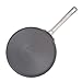 Circulon Genesis Deep Hard Anodized Nonstick Frying Pan / Fry Pan / Hard Anodized Skillet with Lid - 12 Inch, Black