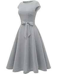 DRESSTELLS Vintage Tea Dress for Women, 1950s