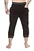 Mens ECKO UNLTD Fleece Capri Jogger Pants Black M