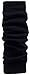 N'Ice Caps Girls Magic Stretch Knitted Leg Warmers (7-9yrs, Black)