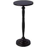 Butler Specialty Company Landon Outdoor Round Metal Pedestal Side Table - Bronze