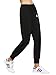 SweatyRocks Women's Sweatpants Yoga Workout Athletic Joggers Pants with Pockets (Large, #Black)