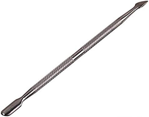 1 Pcs Silver Cuticle Pusher Stainless Steel Cuticle Remover and Nail Cleaner Manicure Pedicure Tool by SamGreatWorld