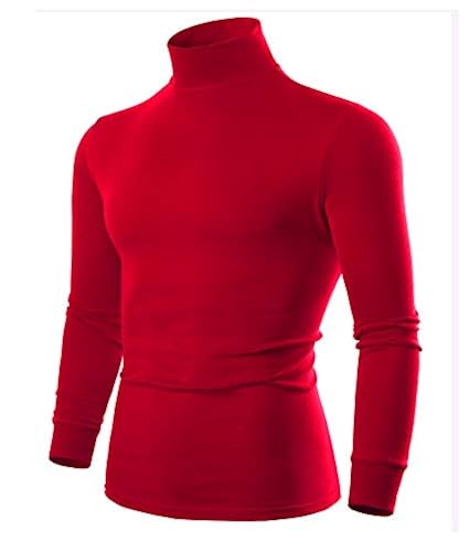 thermal mock turtleneck