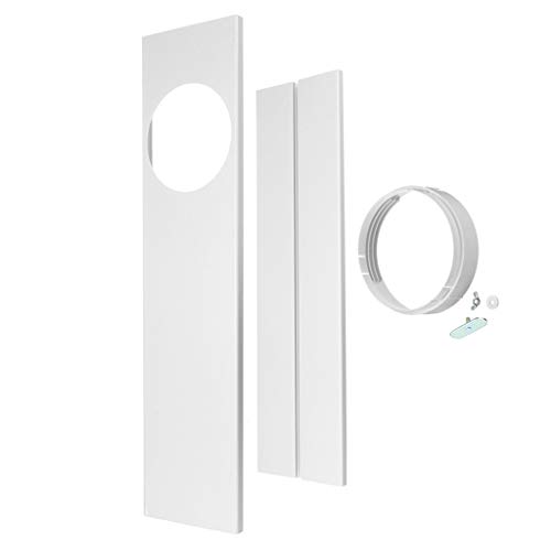 Window Seal Plate for Portable Air Conditioning Adjustable 67-120cm Mobile Air-Conditioning Unit and Tumble Dryer Window Vent Kit Hot Air Stop Air Exchange Guards - Thumbnail 7