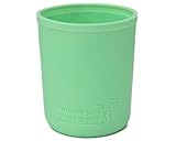 Silicone Sleeve for Mason Jars (Regular Mouth Half Pint, Mint Green)