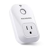 Smart Plug, RockBirds Wi-Fi Smart Socket Outlet US Plug, No Hub Required, Timing Function, Works with Alexa, Control Lights and Appliances From Your Phone(1 Pack)
