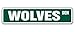 Wolves Street Sign Wolf Collectible Decor Howl Signs | Indoor/Outdoor | 18