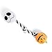 Disney Nightmare Before Christmas Pumpkin King Rope Tug Chew Dog Toy, Two Built-in Squeakers, Multi-Sensory Toy