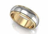 Odyssey Rings 6MM or 8MM Tungsten Carbide 18k Gold Plated Mens/Womens Wedding Ring