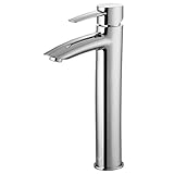 VIGO Shadow Single Lever Vessel Bathroom Faucet, Chrome