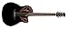 Ovation CE44-5 Acoustic-Electric Guitar, Black