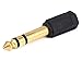Monoprice 107139 6.35mm Stereo Plug to 3.5mm Stereo Jack Adaptor, Gold Plated primary