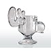 Cleveland Street Novelties Christmas Glass Moose Mug - Set of 2, 8 ounces