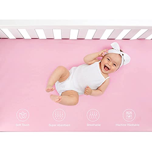 EXQ Home Fitted Baby Crib Sheets for Boys Girl, Standard Crib Mattress