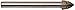 Disston 4434 Xtreme Quad Tipped Glass & Tile Drill Bit, 1/2
