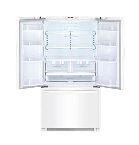 Daewoo RFS-26ABW French Door Bottom Mount Refrigerator, 26 Cu Ft, White, includes delivery and hookup