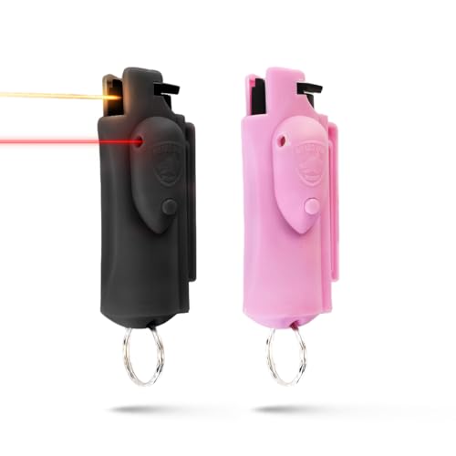 Pepper Spray Keychain with Laser Sight