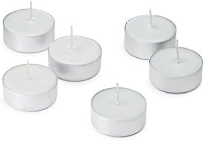 Tea Light Candles - Hand Poured Natural Soy Wax Grey Candles, Long Lasting Sagelight & BlackBerry Scented Candles - Set of 6, Hand Made in USA