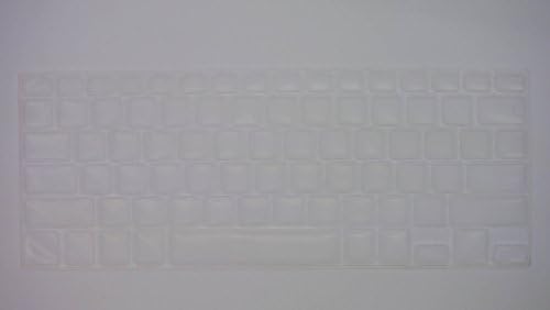HYAIT 1Pcs Colorful Silicone Keyboard Protector Skin Cover for Dell Inspiron 14 3446/3447,14C/14(3000/5000 Series),14MR/MD/M SEMI-CLEAR