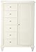 Coaster Home Furnishings 201308 Sandy Beach 6 Drawer Gentleman's Chest with Concealed Storage, White