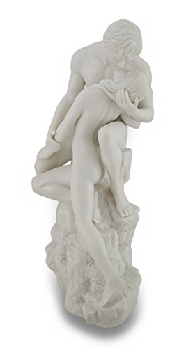 Veronese Design White Marble Finish The Lovers Statue Nude Sculpture
