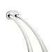 Zenna Home 35644SS, NeverRust Aluminum Double Curved Tension Shower Curtain Rod, 50 to 72-Inch, Chrome primary