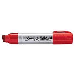 Sharpie Permanent Marker Magnum Red - Pack of 12