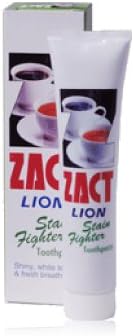 Zact Stain Fighter Toothpaste (Green) Reduces Coffee &amp; Tea Stains 160g By Thaidd
