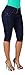 Curvify Women's Butt-Lifting Jeans Capris | High-Rise Waist 764