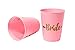 14 Bride and Bride Tribe Bachelorette Party Cups, Bridal Shower Cups for Bachelorette Party, Bridal Shower - Pink and Gold, 16 Ounces