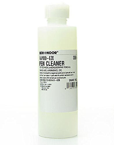 Koh-I-Noor Rapido-Eze Pen Cleaner (8 oz. Bottle) 1 pcs sku# 1839024MA