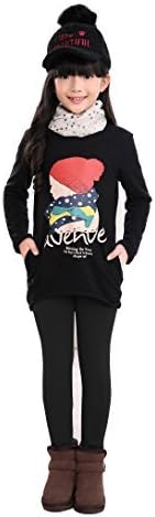 Beloved Lucia Girls Winter Fleece Lined Leggings S016