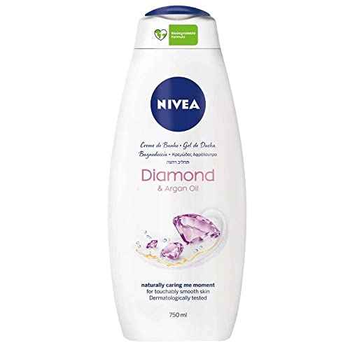 Nivea Bad Creme, mit Twinkle-Diamanten und Duft von Calla weiß, 750 ml, 3 Stück