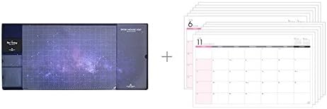 2018 (Monthly Calendar + UNIVERSE Mat Design) But Today Mouse Mat Scheduler / 2018 diary / planner / scheduler / organizer