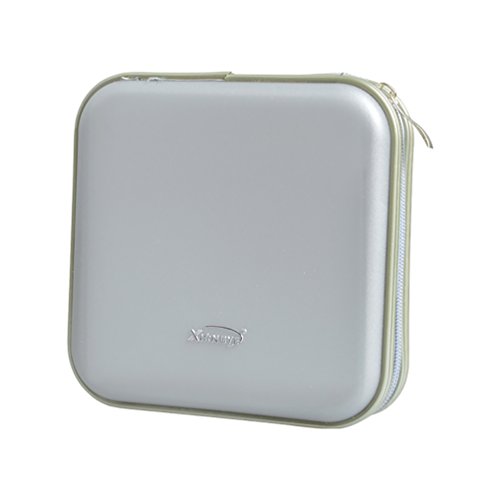 RUYA Heavy Duty Portable Square 40 Dics CD/VCD/DVD Case Storage Organizer Wallet Holder Album Box
