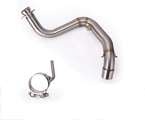 YUXIAOYU Motorcycle Exhaust Header Pipe Modified Link Pipe Roundabout Middle Pipe for BMW G310GS G310R 2016-2018 Slip-On