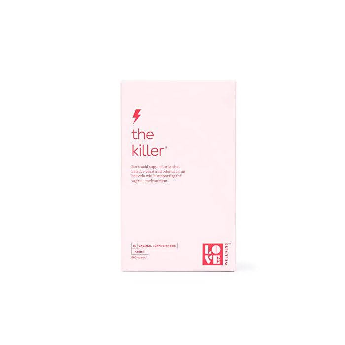 Love Wellness The Killer - Boric Acid Suppositories - Balance Yeast and Odor-Causing Bacteria, and Support the Vaginal…