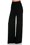 2LUV Plus Women's High Waisted Plus Palazzo Pants