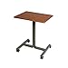 Seville Classics AIRLIFT Pneumatic Laptop Computer Mobile Desk Cart for Home School or Office with Wheels Height-Adjustable from 29.3