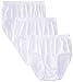 Bali Women's 3 Pack Comfort Revolution Brief Panty, White, 8/9
